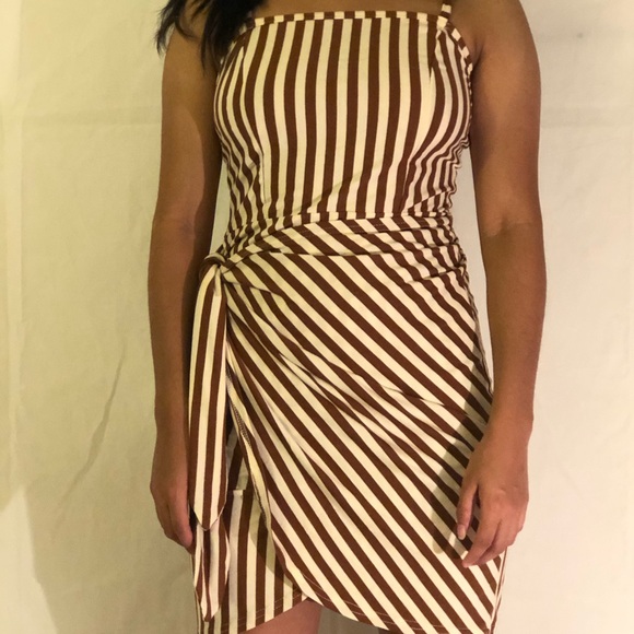 Striped Mini Summer Dress - Picture 3 of 12